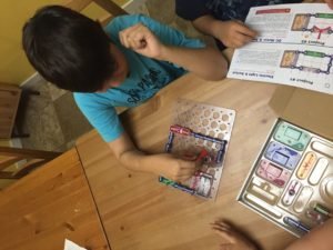 Do your children love tinkering with electronics? Check out snap circuits! A fun and safe way to introduce your electronics in your homeschool.