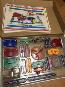 Do your children love tinkering with electronics? Check out snap circuits! A fun and safe way to introduce your electronics in your homeschool.