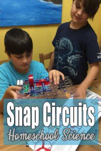 Do your children love tinkering with electronics? Check out snap circuits! A fun and safe way to introduce your electronics in your homeschool.