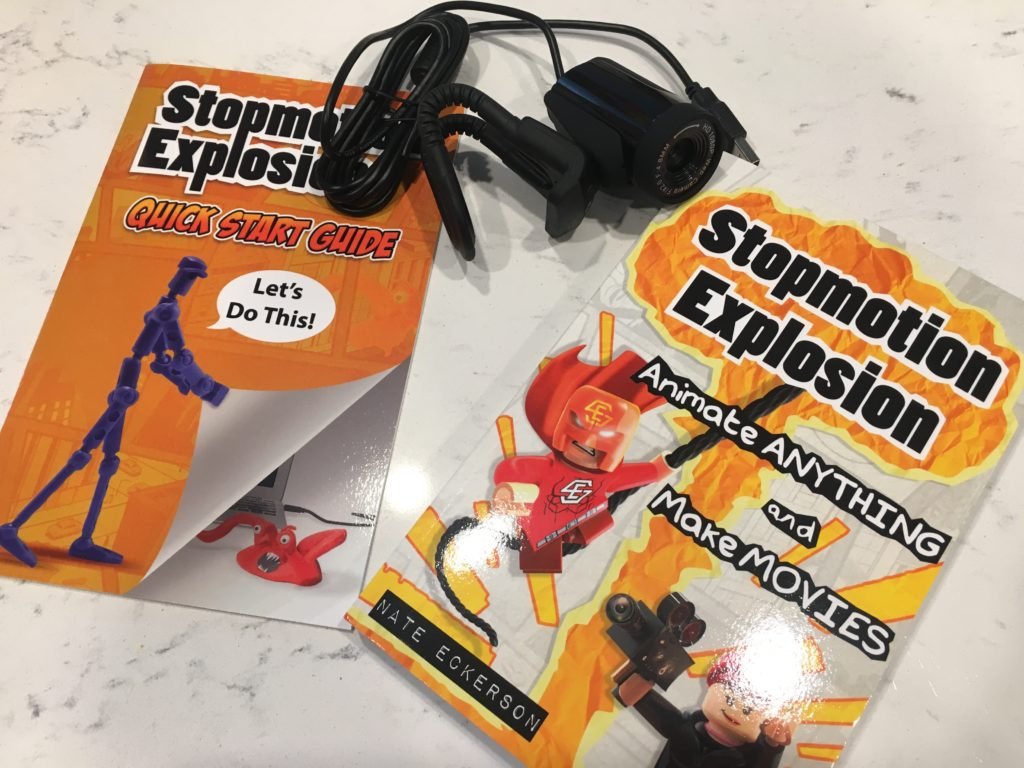 I was given the opportunity to review Stopmotion Explosion's Stop Motion Animation Kit. With budding filmmakers in my home, I knew this was going to be fun!