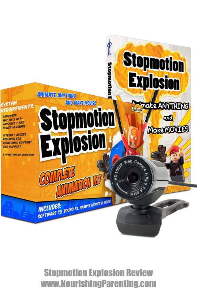 I was given the opportunity to review Stopmotion Explosion's Stop Motion Animation Kit. With budding filmmakers in my home, I knew this was going to be fun!