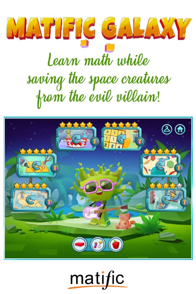 Do your kids love puzzles and video games?  If so, you should check out this review for Matific Galaxy - an award winning math game for grades K-6!