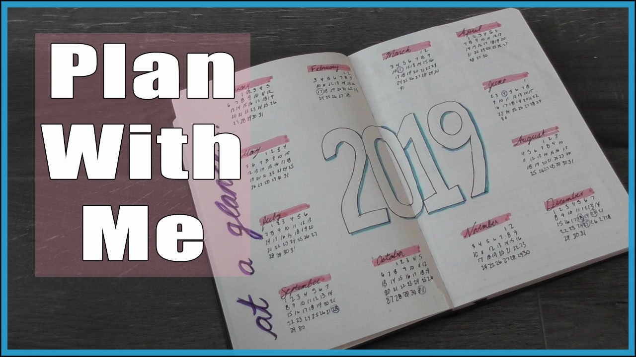 I will be tracking habits and goals in 2019 using my BULLET JOURNAL. Plan with me as I set up my monthly spreads and trackers.