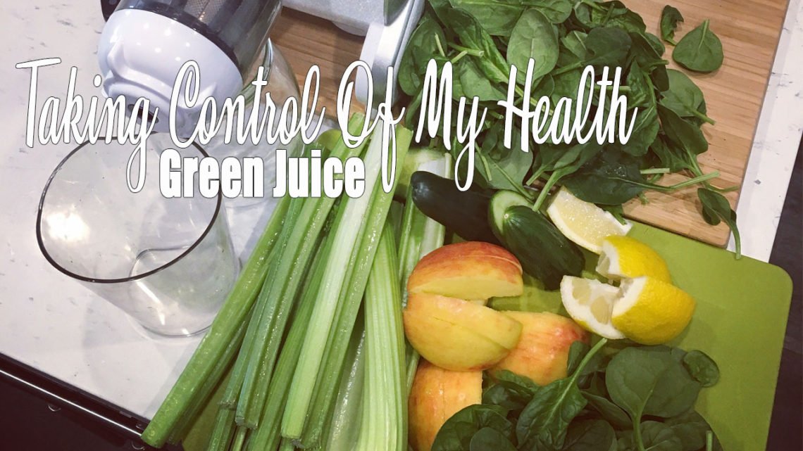 Taking control of my health and wellness starts with the food I consume. To increase the micronutrients in my diet, I have been drinking this green juice. This green juice is made with spinach, celery, cucumber, apple, and lemon.