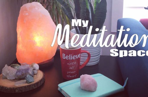 Being a mom can be overwhelming at times. Taking time for meditation is a very important part of my morning routine. Check out my meditation space!