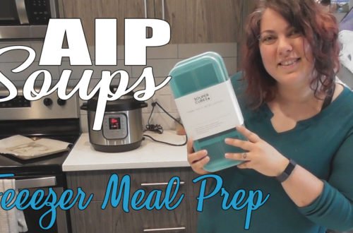 These AIP soups are great to freeze ahead of time to have an easy dinner on a busy day. On days where you are not feeling well or are just busy, having freezer meals planned is very beneficial.