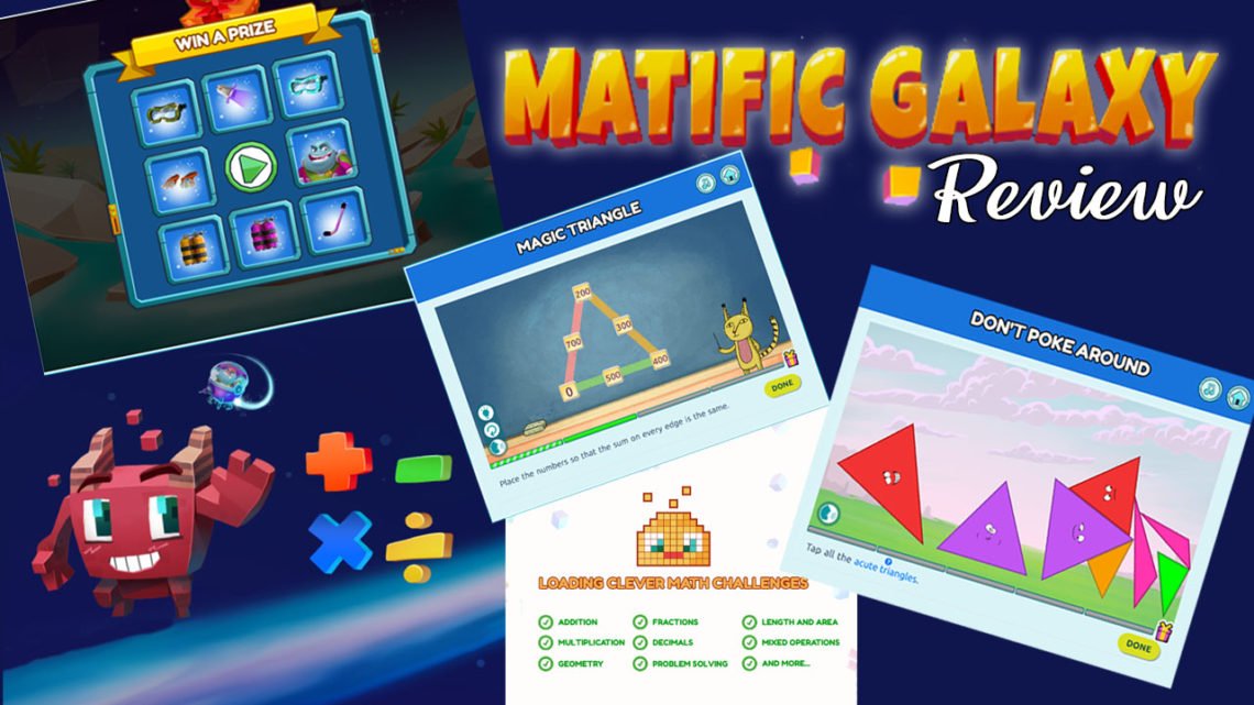 Do your kids love puzzles and video games? If so, you should check out this review for Matific Galaxy - an award winning math game for grades K-6!